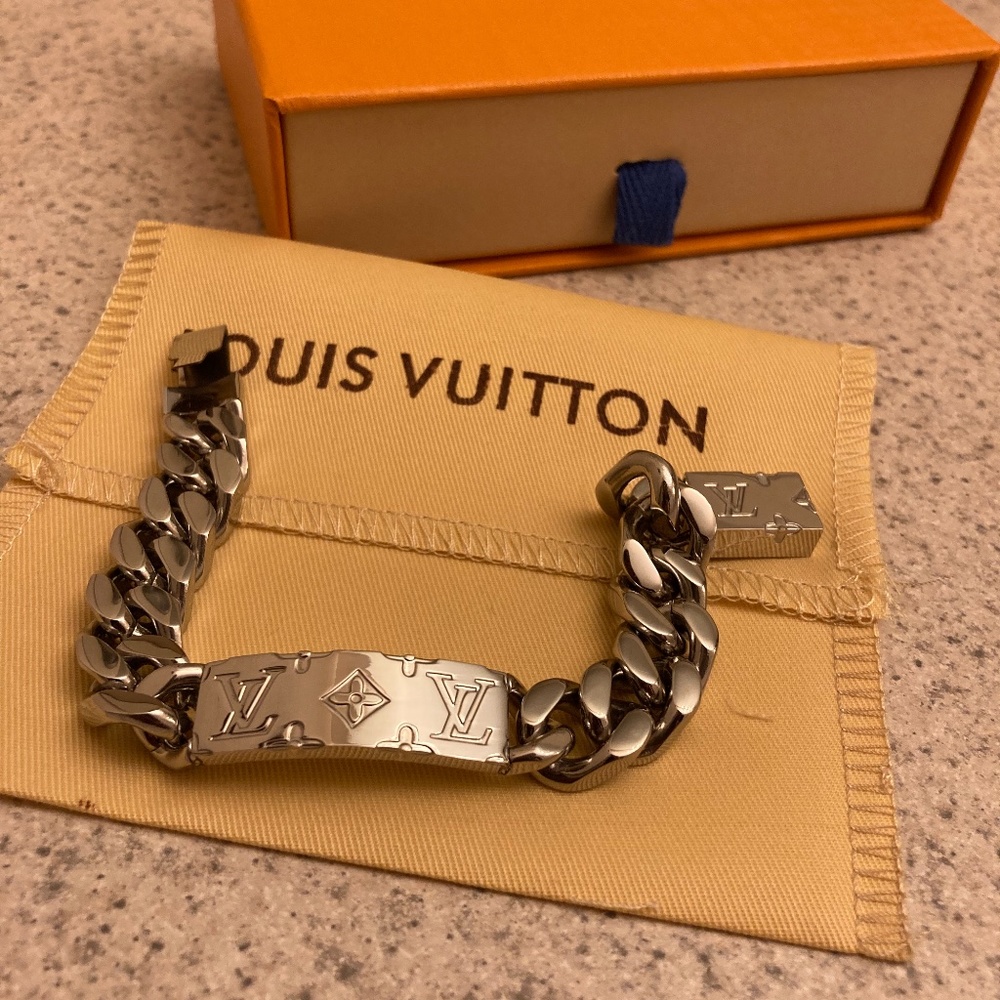 Louis Vuitton Monogram Palladium Bracelet